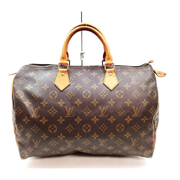 Louis Vuitton LV Hand Bag Speedy 35 Brown Monogram - Picture 1 of 9